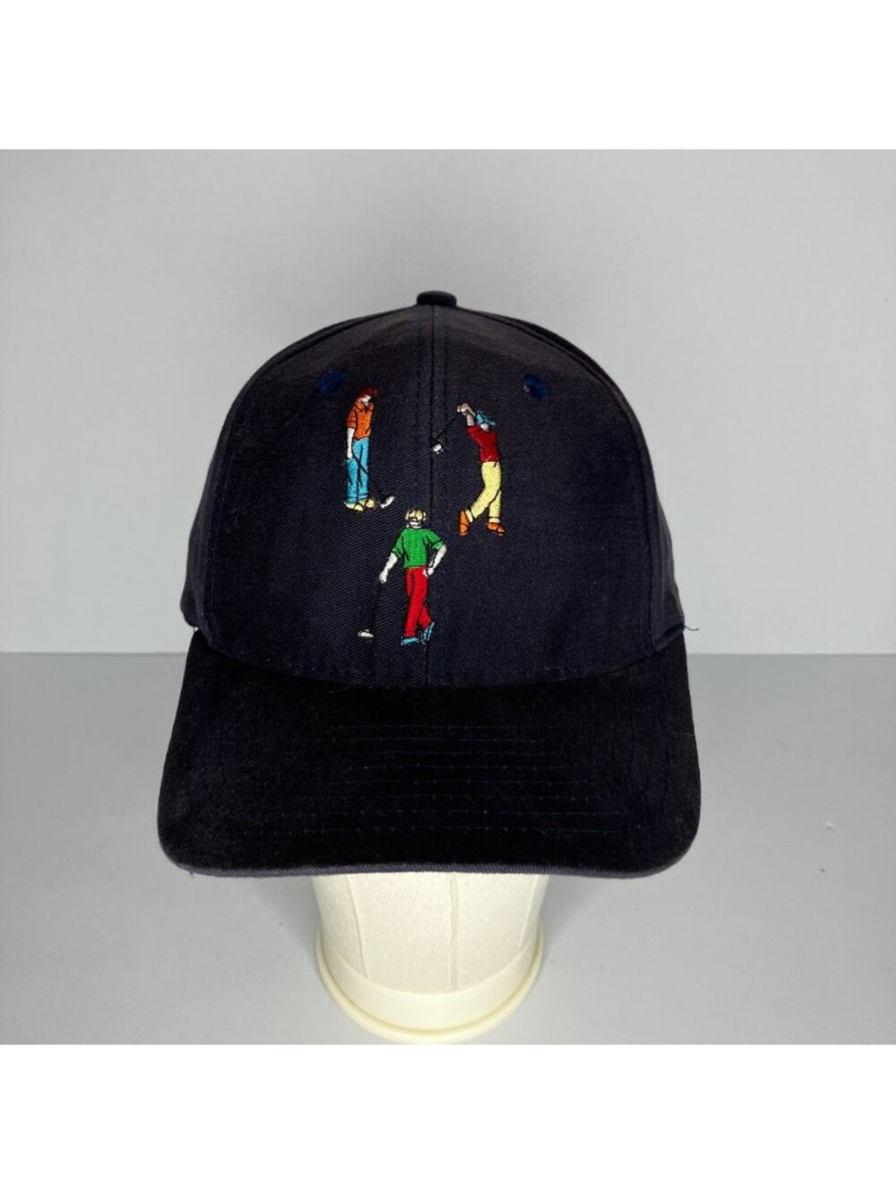 Pivot Rules Golf Embroidered Baseball Cap Adjustable Snapback Navy Blue Men's